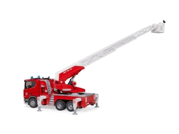 Bruder Scania Super 560R Brandbil med stige, pumpe og lys & lyd legetøj
