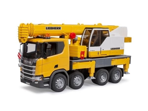 Bruder Scania Super 560R Liebherr Kranbil L&S leketøy
