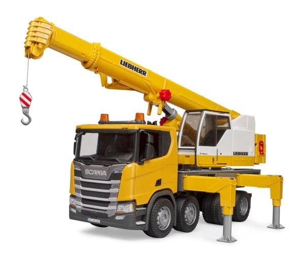 Bruder Scania Super 560R Liebherr Kranbil L&S leketøy