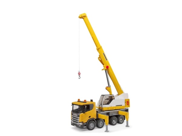 Bruder Scania Super 560R Liebherr Kranbil L&S leketøy