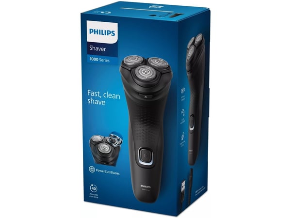 Philips 1000 Series S1141 - Barbermaskin - trådløs - mørkesvart