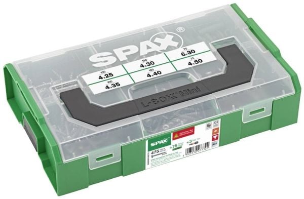 SPAX 5000009160219 Kombinationsskruv sortiment 1 Set