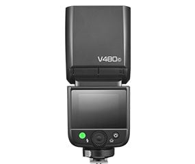 Godox V480, 1,7 s, Trådløse forbindelser, 32 kanaler, 361 g, Kompakt blits
