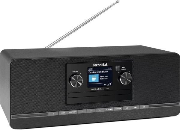 TechniSat DIGITRADIO 372 CD IR, Internet, Analog och digital, DAB+, FM, 87,5 - 108 MHz, 174 - 240 MHz, 10 W