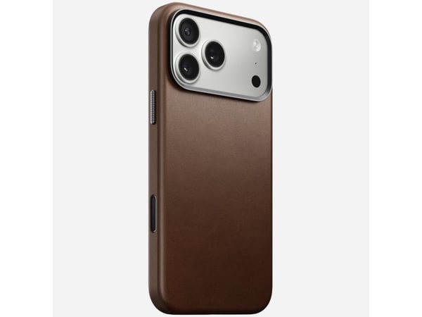 Nomad Traditional Leather Case, Suojus, Apple, iPhone 17 Pro Max, 17,5 cm (6.9"), Ruskea