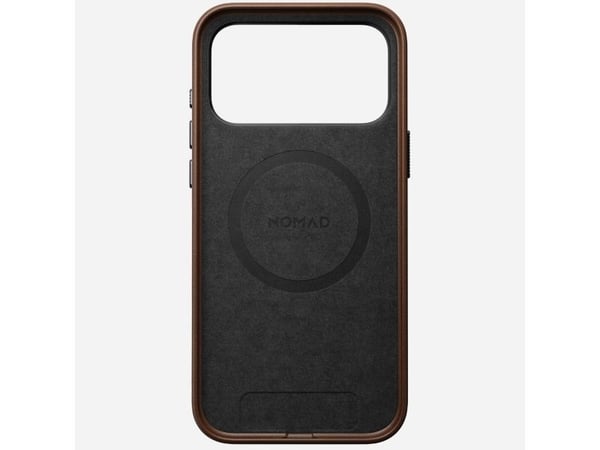 Nomad Traditional Leather Case, Suojus, Apple, iPhone 17 Pro Max, 17,5 cm (6.9"), Ruskea