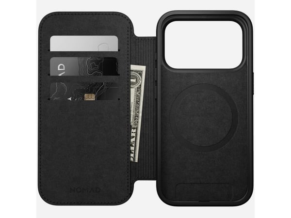 Nomad Modern Leather Folio, Folio, Apple, iPhone 17 Pro, 16 cm (6.3"), Tan (gul-brun)