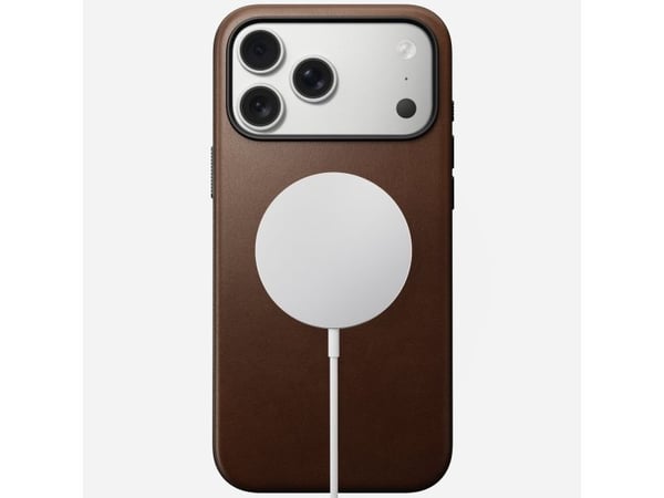 Nomad Modern Leather Case, Suojus, Apple, iPhone 17 Pro Max, 17,5 cm (6.9"), Ruskea