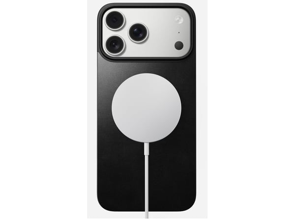 Nomad Mag Leather Back, Mobilskal, Apple, iPhone 17 Pro Max, 16 cm (6.3"), Svart