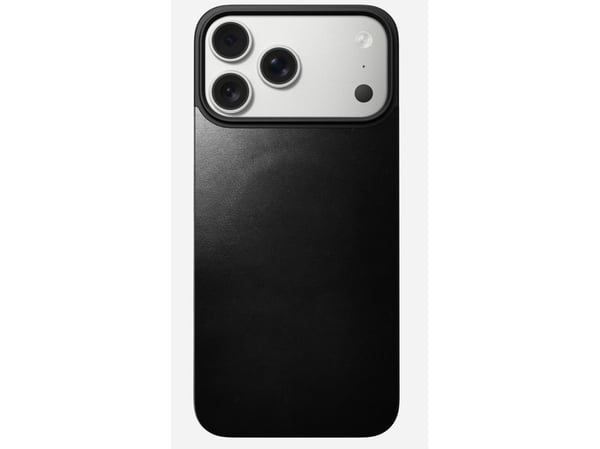 Nomad Mag Leather Back, Mobilskal, Apple, iPhone 17 Pro Max, 16 cm (6.3"), Svart