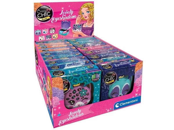 Clementoni Crazy Chic 18848, Sminkesett for barn, 6 år, Flerfarget