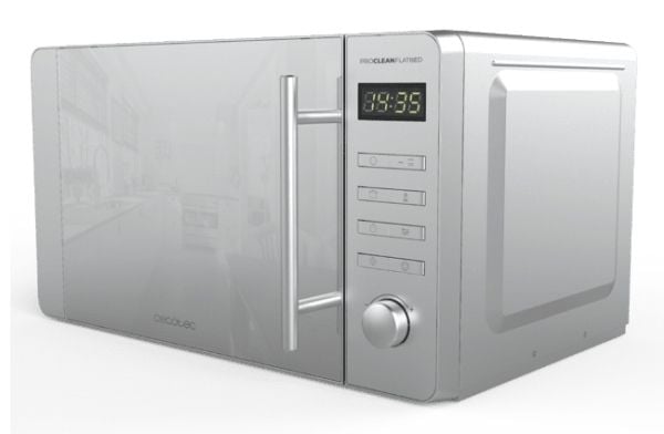 Cecotec Proclean 5120 Flatbed - Mikrobølgeovn med grill - 20 liter - 700 W - Speil