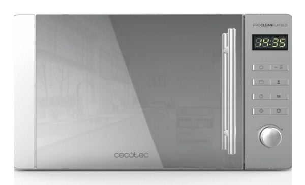 Cecotec Proclean 5120 Flatbed - Mikrobølgeovn med grill - 20 liter - 700 W - Speil