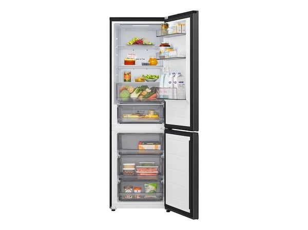 LG GBBSJ1CCEP - Kjøleskap/fryser - bunnfryser - Wi-Fi - bredde: 59.7 cm - dybde: 67.4 cm - høyde: 186 cm - 333 liter - Klasse C - metallic black