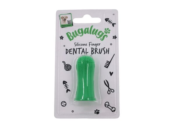 Bugalugs fingertandborste i silikon 3-pack