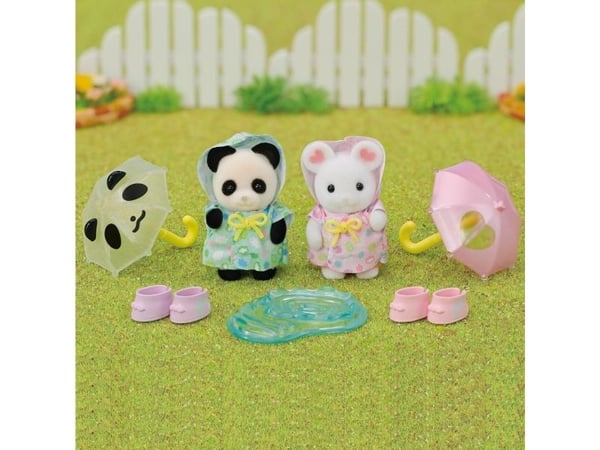 Sylvanian Families Kaverukset sateessa