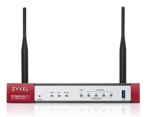 Zyxel ZyWALL USG FLEX 50AX - Brannvegg - 4 porter - 1GbE - Wi-Fi 6 - 2.4 GHz, 5 GHz - skystyring