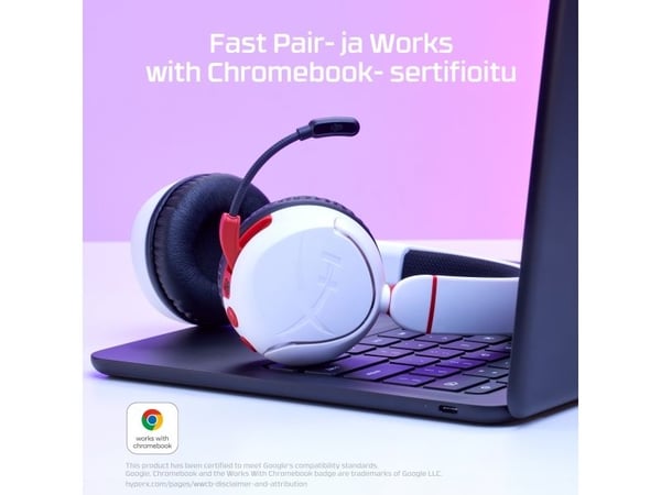 Hewlett Packard (HP) HyperX Cloud Mini Langattomat valkoiset kuulokkeet