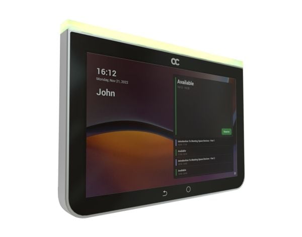 AudioCodes Room Experience (RX) Suite RX-PANEL - Planlegger for møterom - Certified for Microsoft Teams Rooms - power adapter included