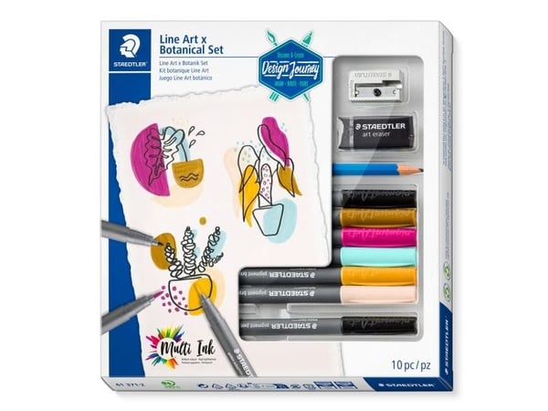 Staedtler LineArt & Botanical Set, 10 styck, Låda