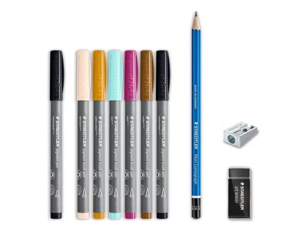 Staedtler LineArt & Botanical Set, 10 stykker, Boks
