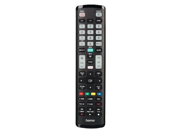 Hama 00221060, TV, IR Kabelfri, Trykknapper, Svart