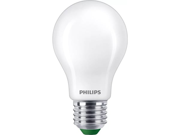 Philips Hehkulankalamppu, huurrettu 60W A60 E27 x2, 4 W, 60 W, E27, 840 lm, 50000 h, Lämmin valkoinen