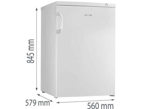 Gorenje F49DPW, 85 l, 4 kg/24t, SN-T, 40 dB, D, Hvit