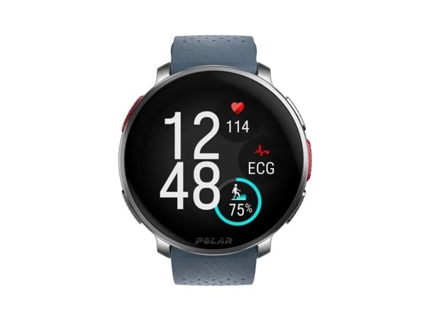 Polar Vantage V3 - Alumiini - urheilukello rannekkeella - silikoni - näyttö 1,39" - 32 Gt - Bluetooth - 57 g - taivaansininen