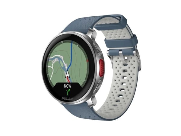 Polar Vantage V3 - Alumiini - urheilukello rannekkeella - silikoni - näyttö 1,39" - 32 Gt - Bluetooth - 57 g - taivaansininen