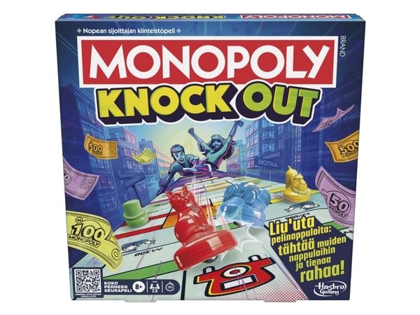 Monopoly Knockout, Brettspill, Economic simulation, 8 år, 20 min