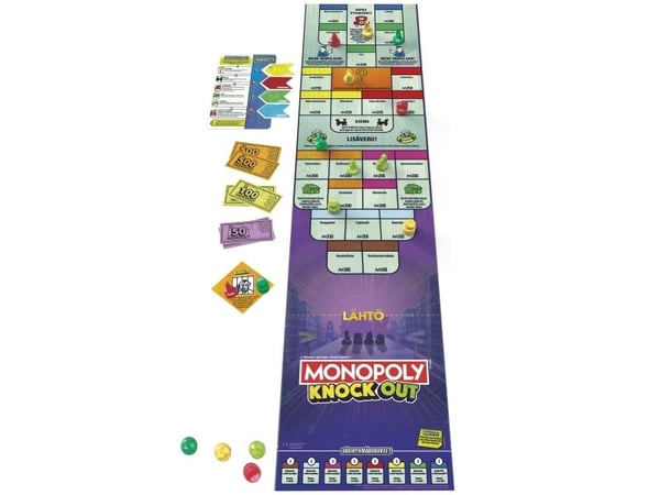 Monopoly Knockout, Brettspill, Economic simulation, 8 år, 20 min