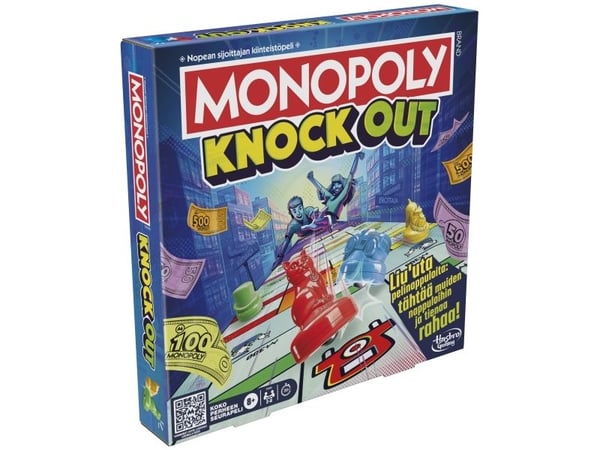 Monopoly Knockout, Brettspill, Economic simulation, 8 år, 20 min