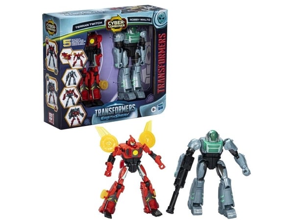 Transformers EarthSpark Cyber-Combiner 1, 6 år, Plast, Flerfarget, 160 g