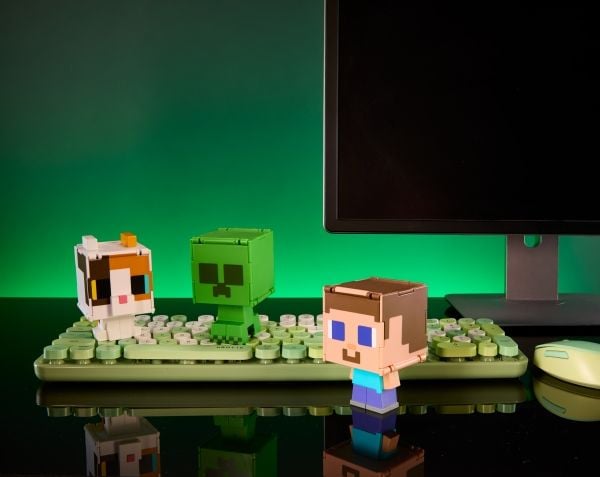 Minecraft FLIPPIN'' FIGS Assortment, 6 vuosi/vuosia, Minecraft, Valikoidut värit, Muovi