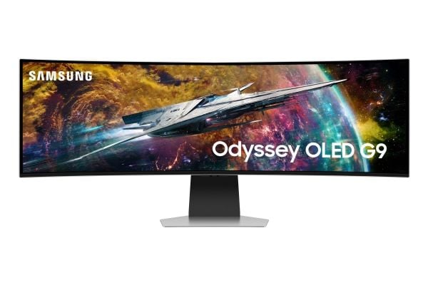 Samsung Odyssey OLED G9 S49CG950SU - G95SC Series - OLED-skjerm - Smart - gaming - kurvet - 49" - 5120 x 1440 UWQHD @ 240 Hz - 250 cd/m² - 1000000:...