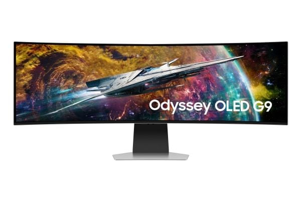 Samsung Odyssey OLED G9 S49CG950SU - G95SC Series - OLED-skjerm - Smart - gaming - kurvet - 49" - 5120 x 1440 UWQHD @ 240 Hz - 250 cd/m² - 1000000:...