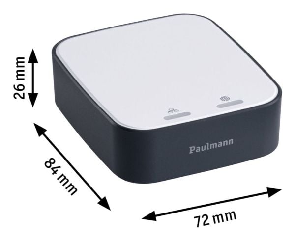 Paulmann 50135, Ledning & Trådløs, ZigBee, Antrasitt, Hvit, Bord/Vegg, Innendørs, Plast