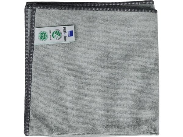 Rengöringsduk ABENA Puri-Line Soft 32x32 cm grå mikrofiber (10 st)