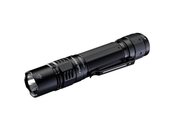 Fenix PD36PROBK, Käsikokoinen taskulamppu, Musta, Alumiini, Painikkeet, 2 m, IP68