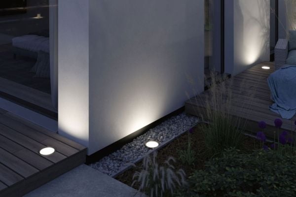 Paulmann Ocos, Gulvlys, Antrasitt, Metall, IP67, Terrasse, III