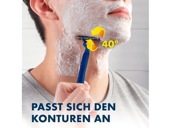 Gillette Blue3 Smooth 8006540733905, Sikkerhets barberhøvel, Sort, Blå, 6 stykker