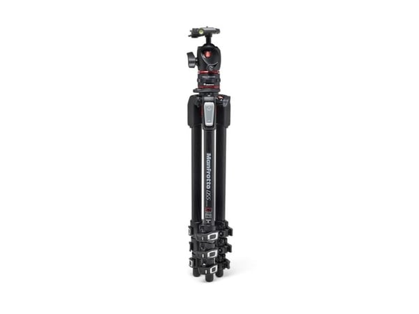 Manfrotto MK055CXPRO4BHQR, 3 ben, Sort, Rød, 185 cm, 2,94 kg