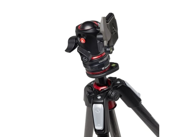 Manfrotto MK055CXPRO4BHQR, 3 ben, Sort, Rød, 185 cm, 2,94 kg