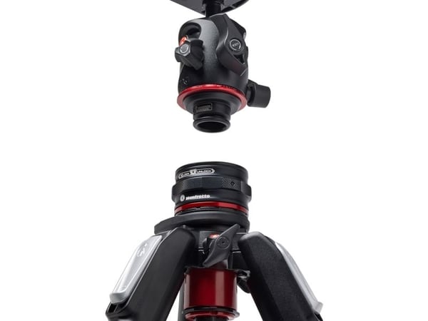 Manfrotto MK055CXPRO4BHQR, 3 ben, Sort, Rød, 185 cm, 2,94 kg