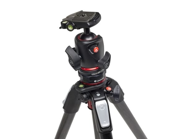 Manfrotto MK055CXPRO4BHQR, 3 ben, Sort, Rød, 185 cm, 2,94 kg
