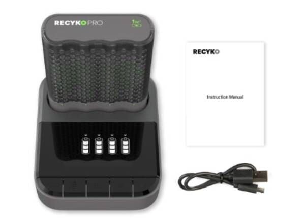GP Batteries ReCyko+ 16.50.2261, AA, AAA, 4 stykker, Batterier medfølger