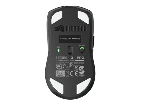 Glorious Gaming Series 2 PRO, Oikeakätinen, Optinen, RF Wireless + USB Type-C, 26000 DPI, musta