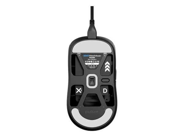 PULSAR X2, Ambidekstriøs, Mekanisk, USB Type-A, 26000 DPI, 1 ms, Svart