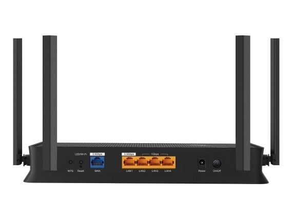 TP-Link EB210 PRO, Wi-Fi 7 (802.11be), Dobbelbånd (2.4 GHz / 5 GHz), Ethernet/bredbåndsforbindelse, Svart, Frittstående router
